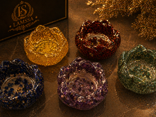 Lamssa Lotus Crystal Burner
